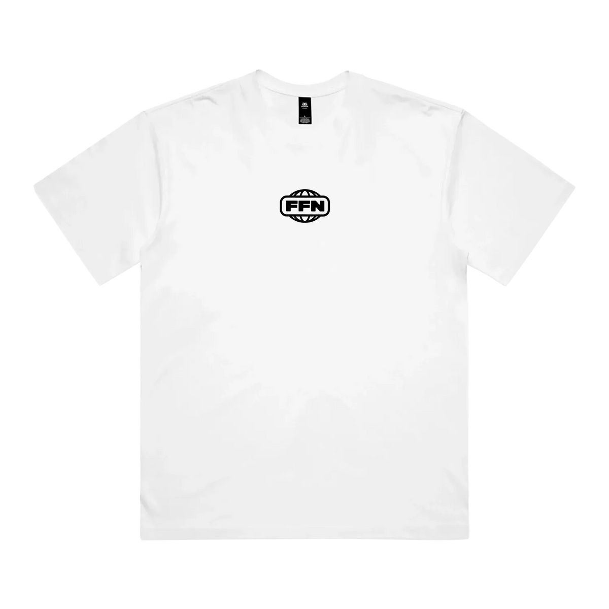 White front flat lay