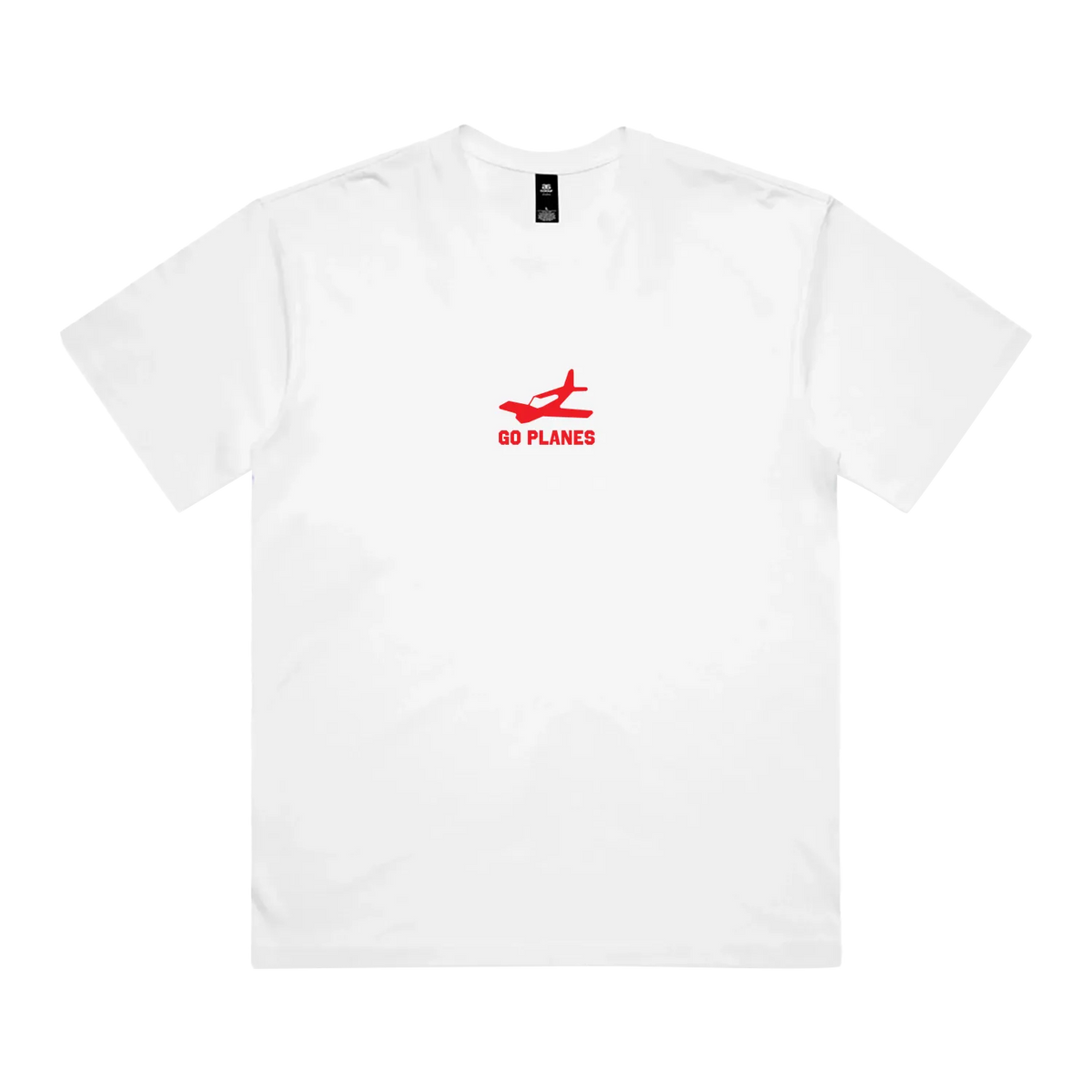 White front flat lay