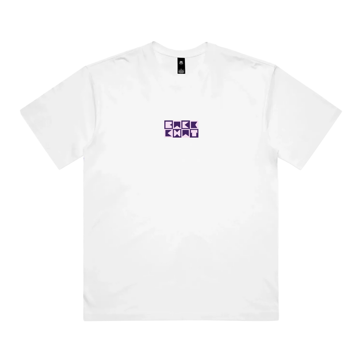 White front flat lay