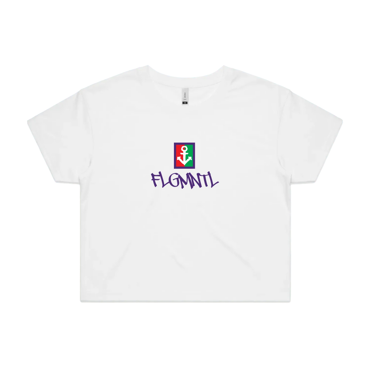 White front flat lay