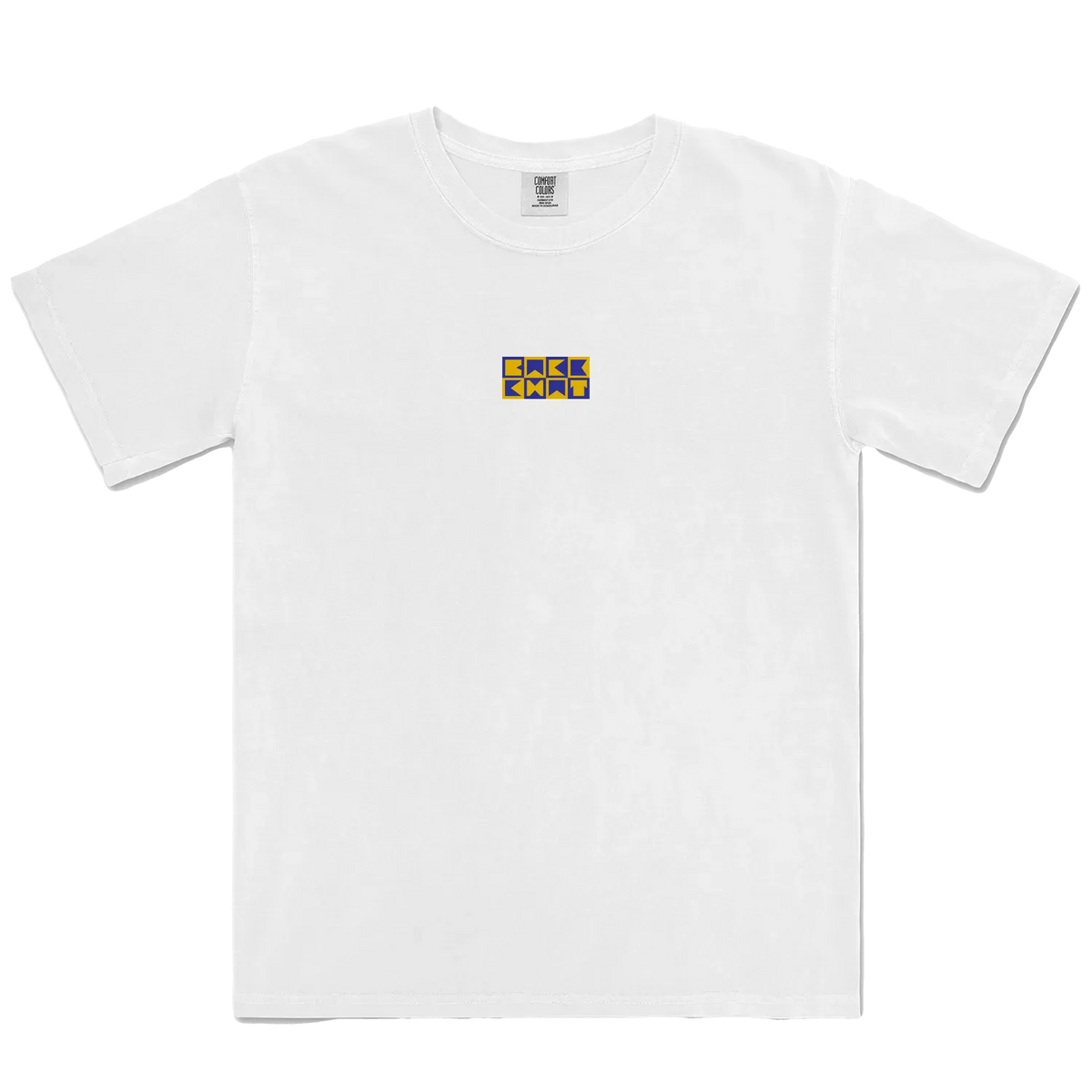 White front flat lay