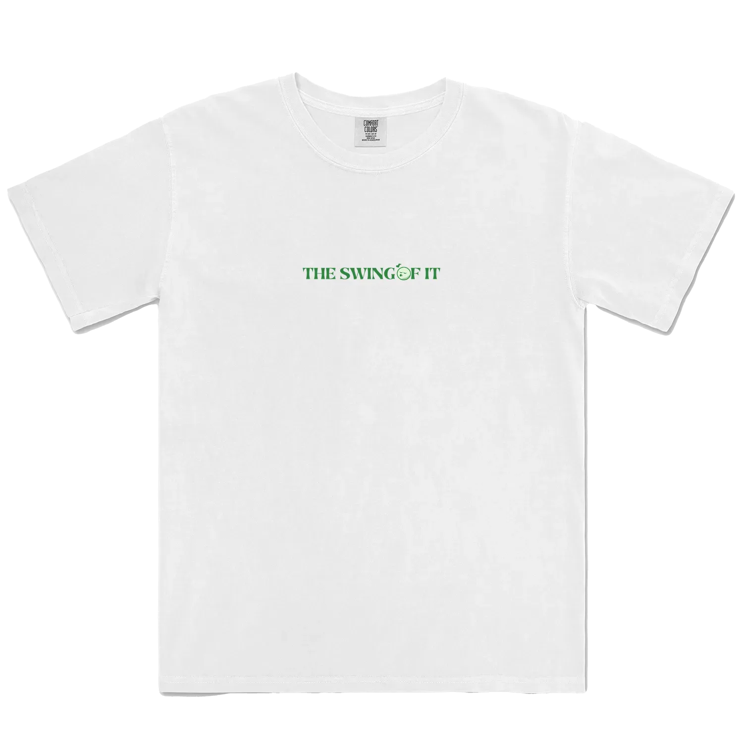 White front flat lay